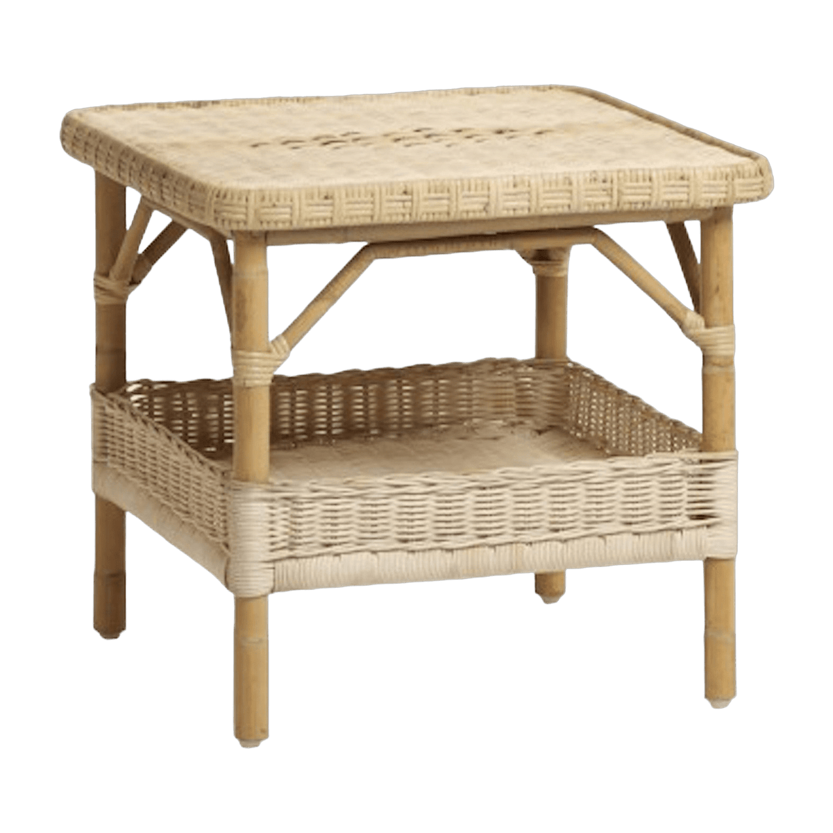 Table d'appoint en rotin naturel 51 cm Nantucket - KOK - The Cool Republic