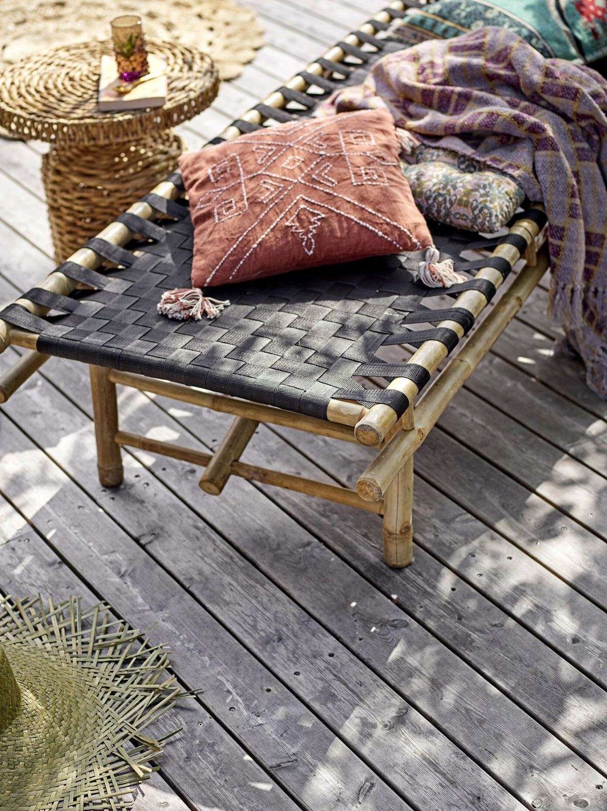 Table d'appoint en rotin naturel Camo - Bloomingville - The Cool Republic