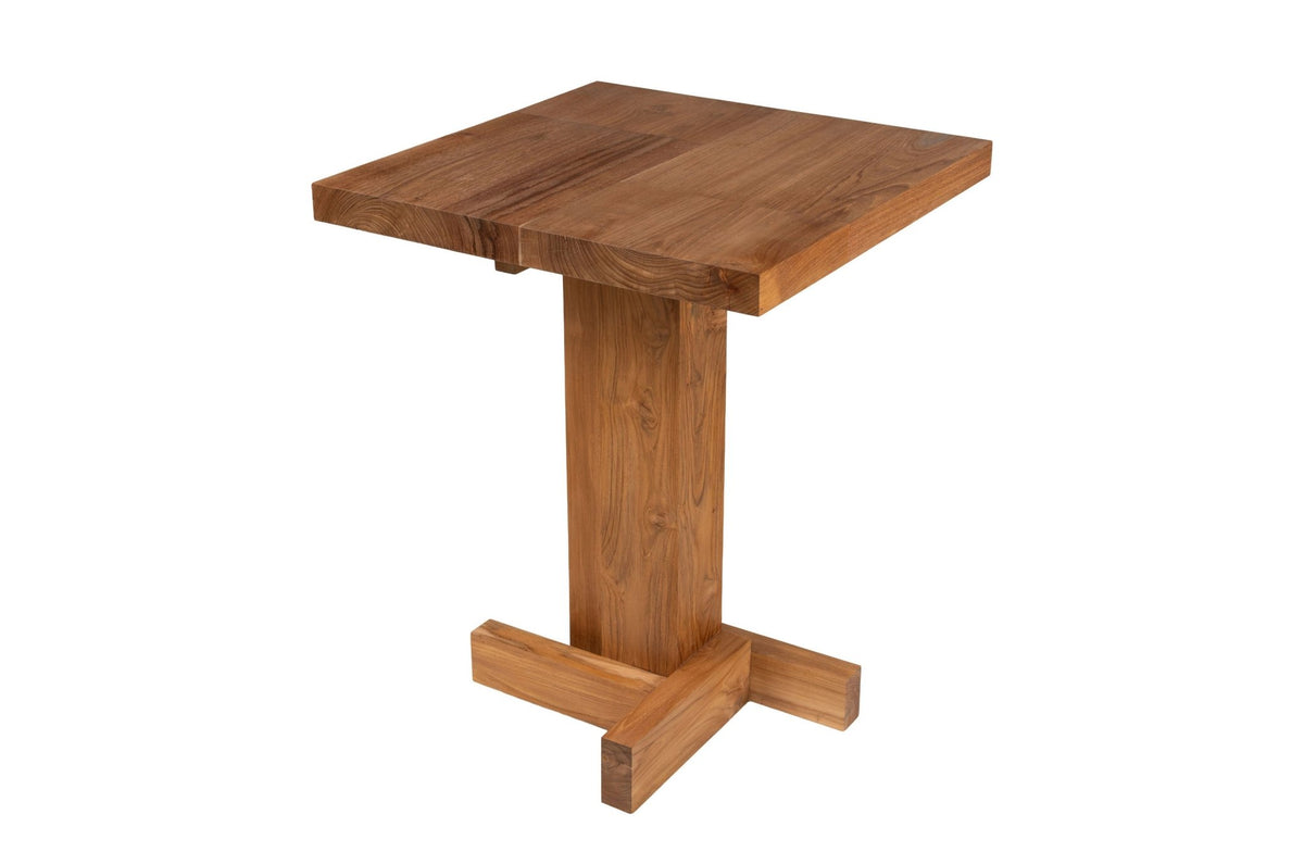 Table d'appoint en teck 60x78x4,5cm Kaku - Versmissen - The Cool Republic