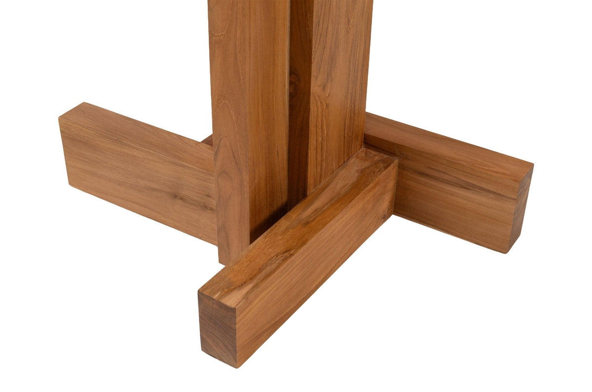 Table d'appoint en teck 60x78x4,5cm Kaku - Versmissen - The Cool Republic