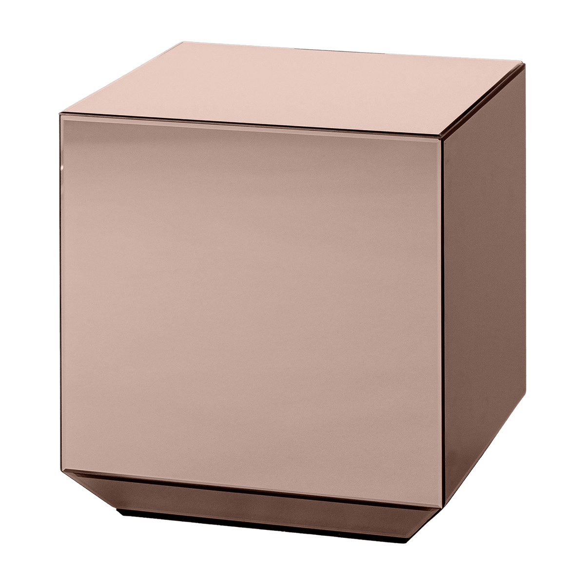 Table d'appoint en verre rose Speculum - AYTM - The Cool Republic