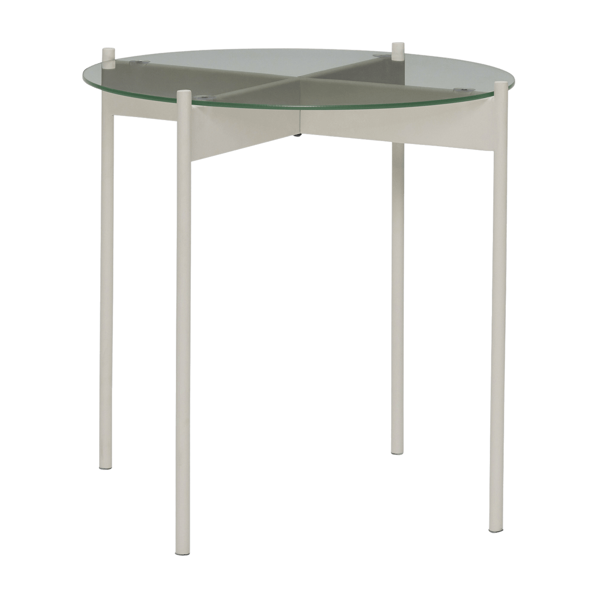 Sand glass side table Beam - Hübsch - The Cool Republic