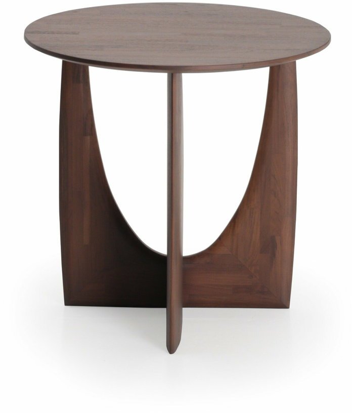 Table d'appoint géométrique en teck - Ethnicraft Accessories - The Cool Republic