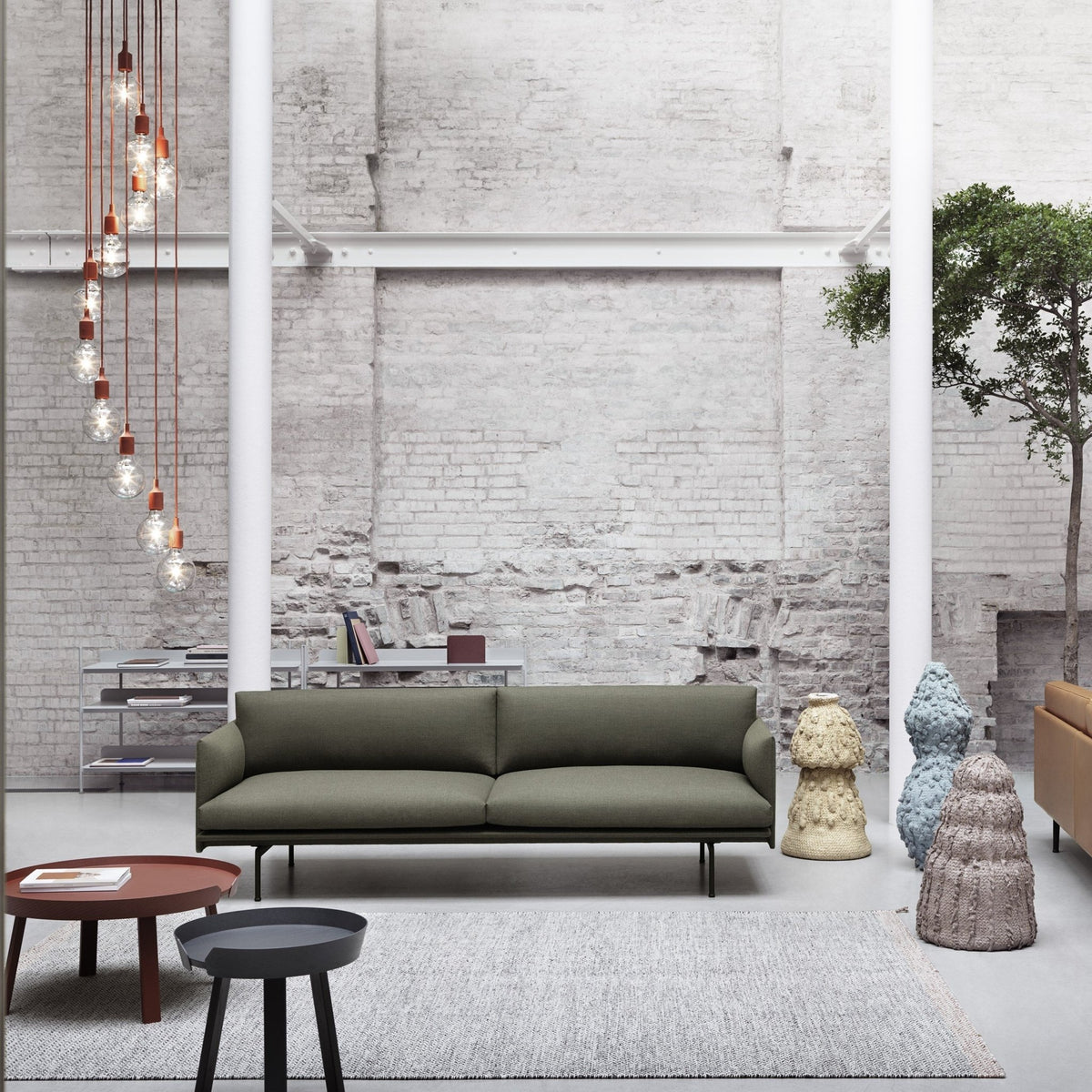 Table d'appoint gris anthracite 45 cm Around - Muuto - The Cool Republic
