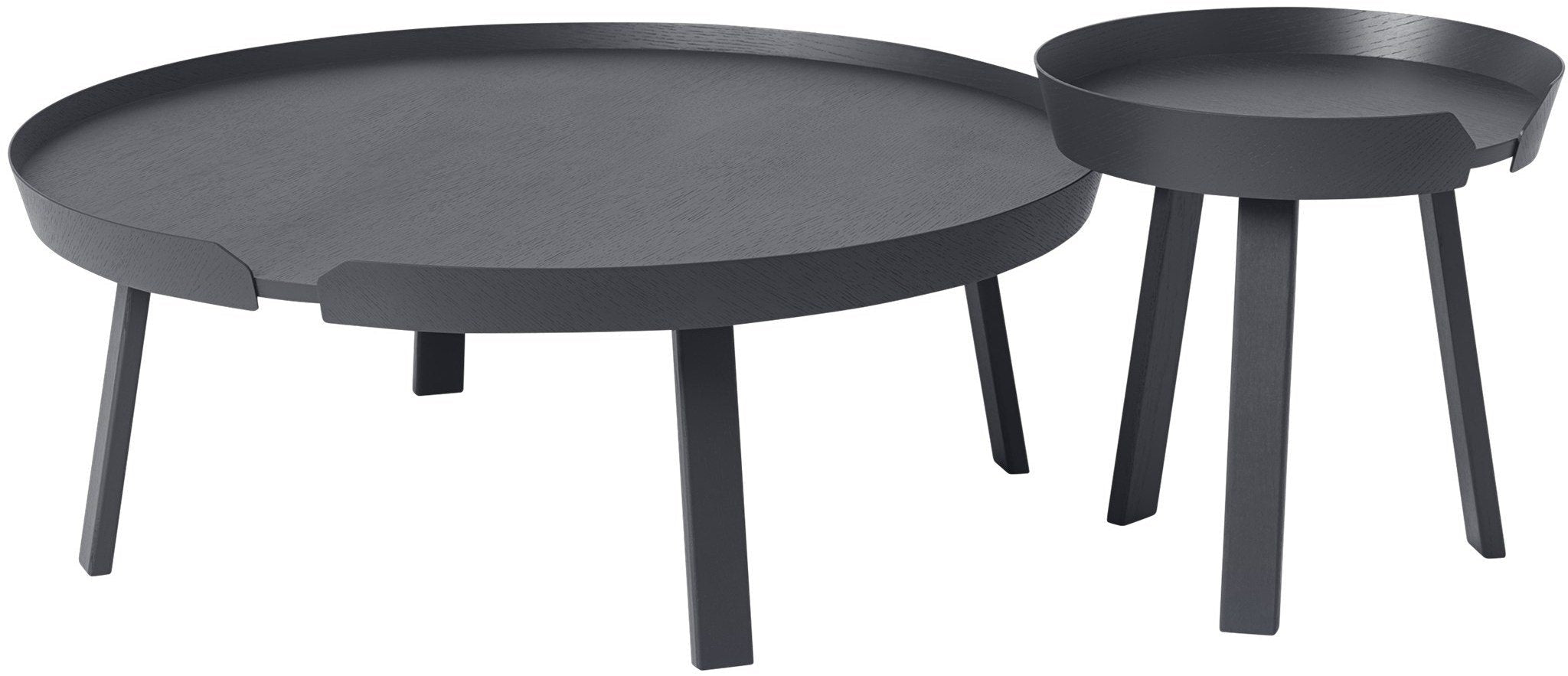 Table d'appoint gris anthracite 45 cm Around - Muuto - The Cool Republic