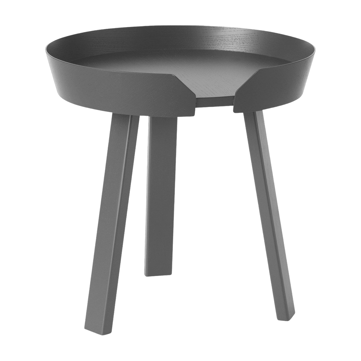 Table d'appoint gris anthracite 45 cm Around - Muuto - The Cool Republic