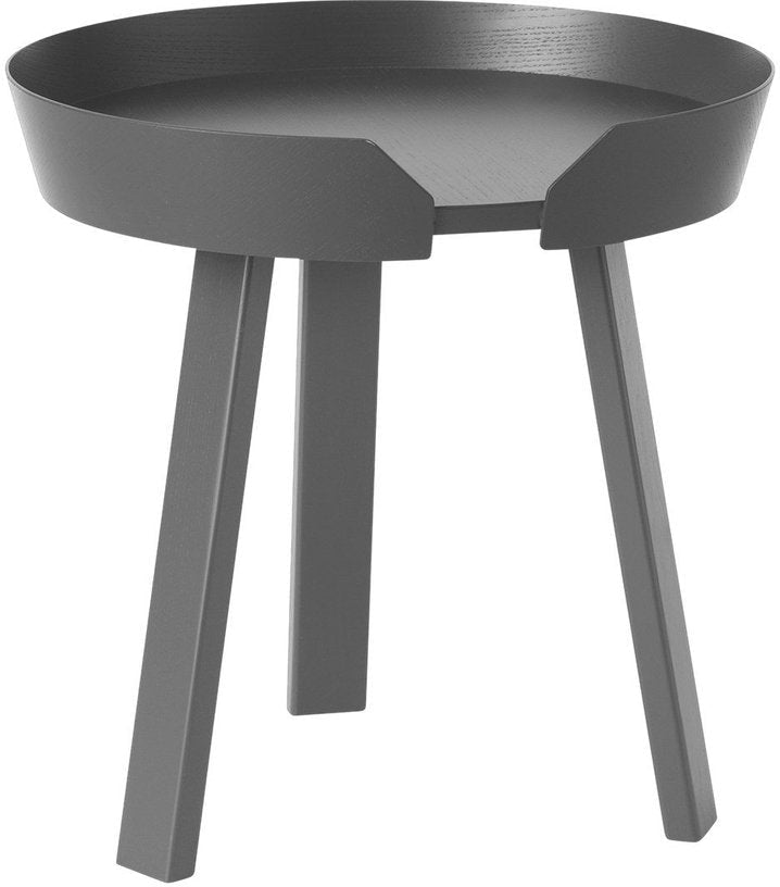 Table d'appoint gris anthracite 45 cm Around - Muuto - The Cool Republic