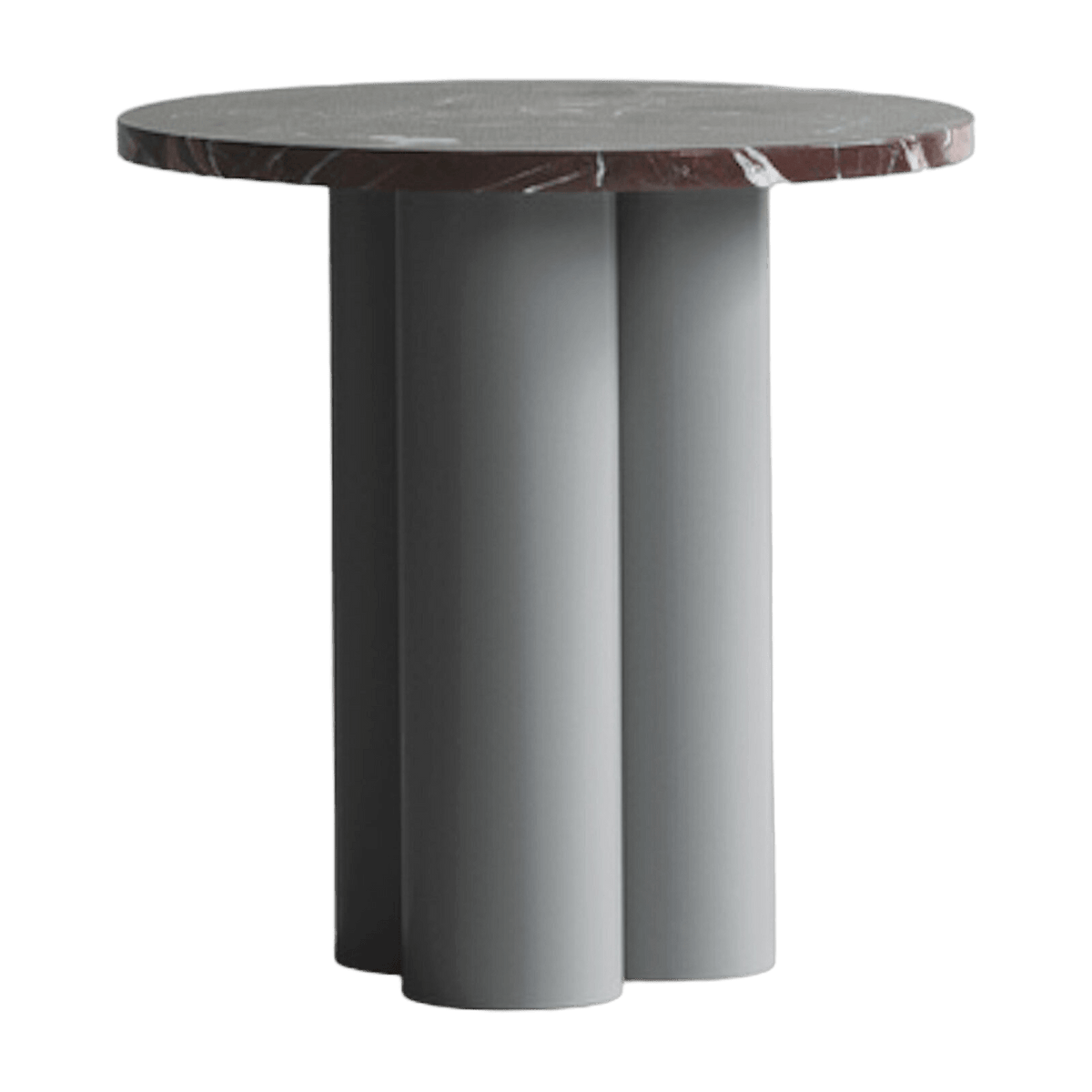 Table d'appoint grise et plateau rosso levanto 40 x 40 cm Dit - Normann Copenhagen - The Cool Republic