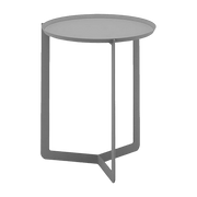 Table d'appoint grise Round 1 - Meme Design - The Cool Republic