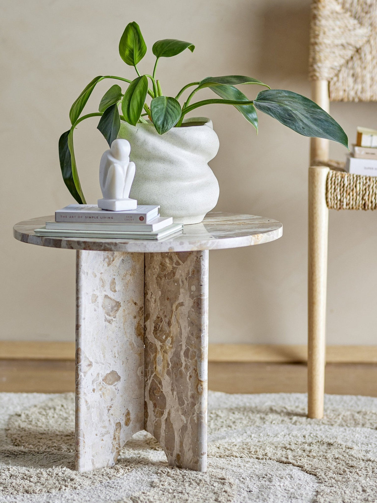 Table d'appoint Jasmia Marbre brun - Bloomingville - The Cool Republic