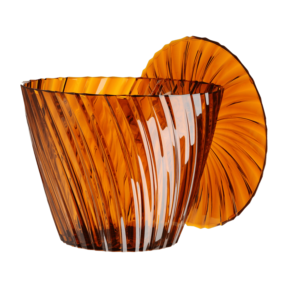 Table d'appoint marron 35 cm Sparkle - Kartell - The Cool Republic