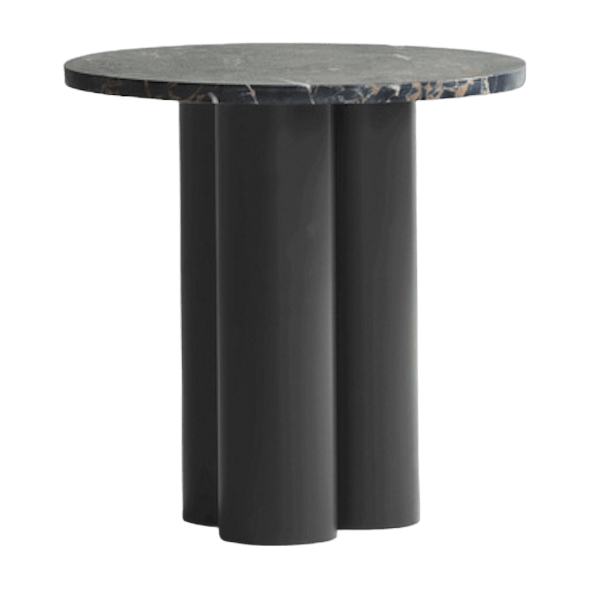 Table d'appoint marron et plateau portoro gold 40 x 40 cm Dit - Normann Copenhagen - The Cool Republic