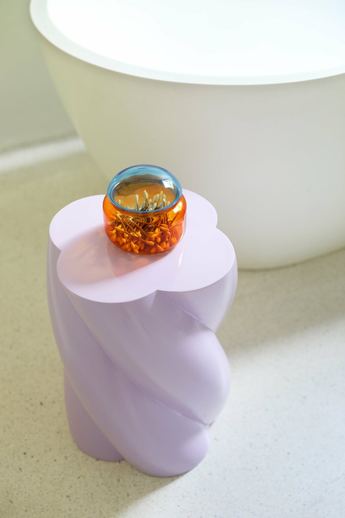 Table d'appoint marshmallow lilas - &Klevering - The Cool Republic