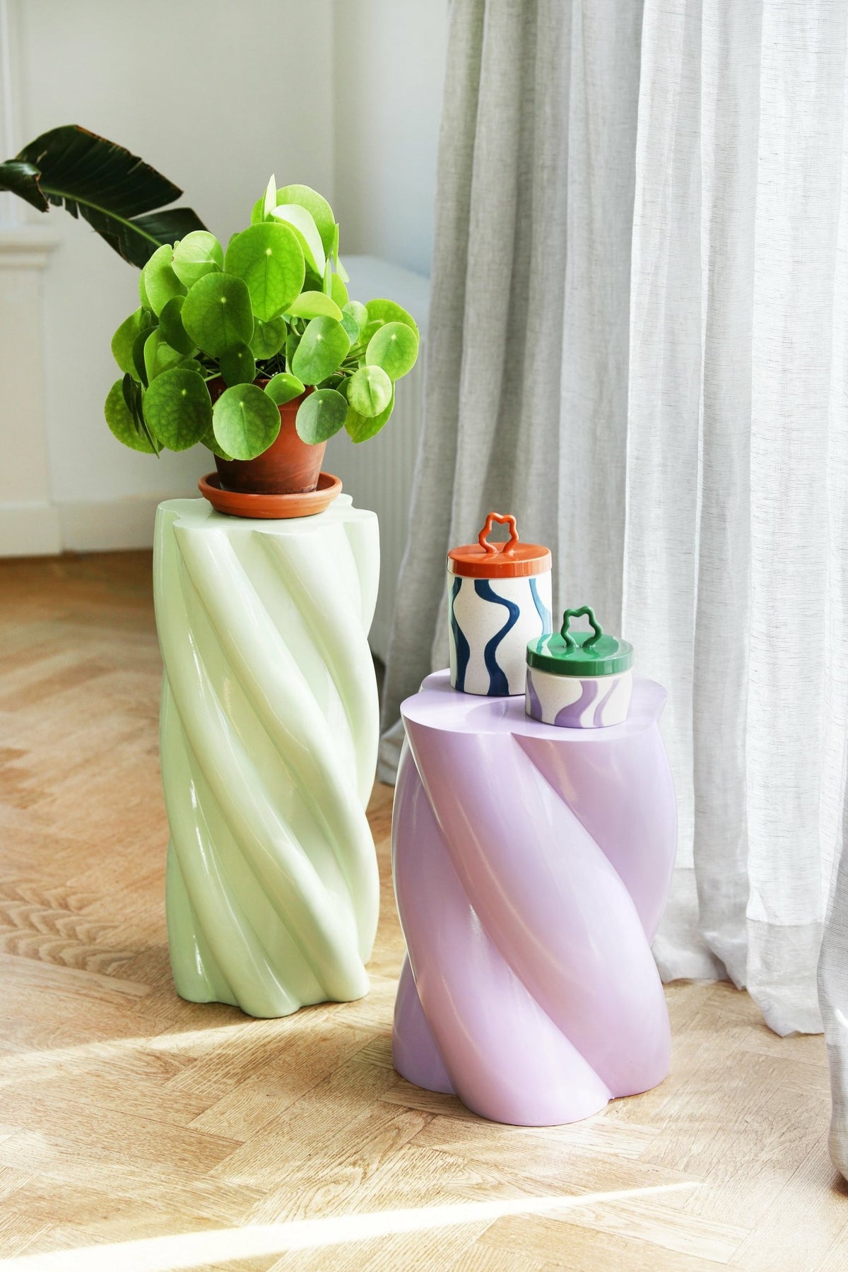 Table d'appoint marshmallow lilas - &Klevering - The Cool Republic