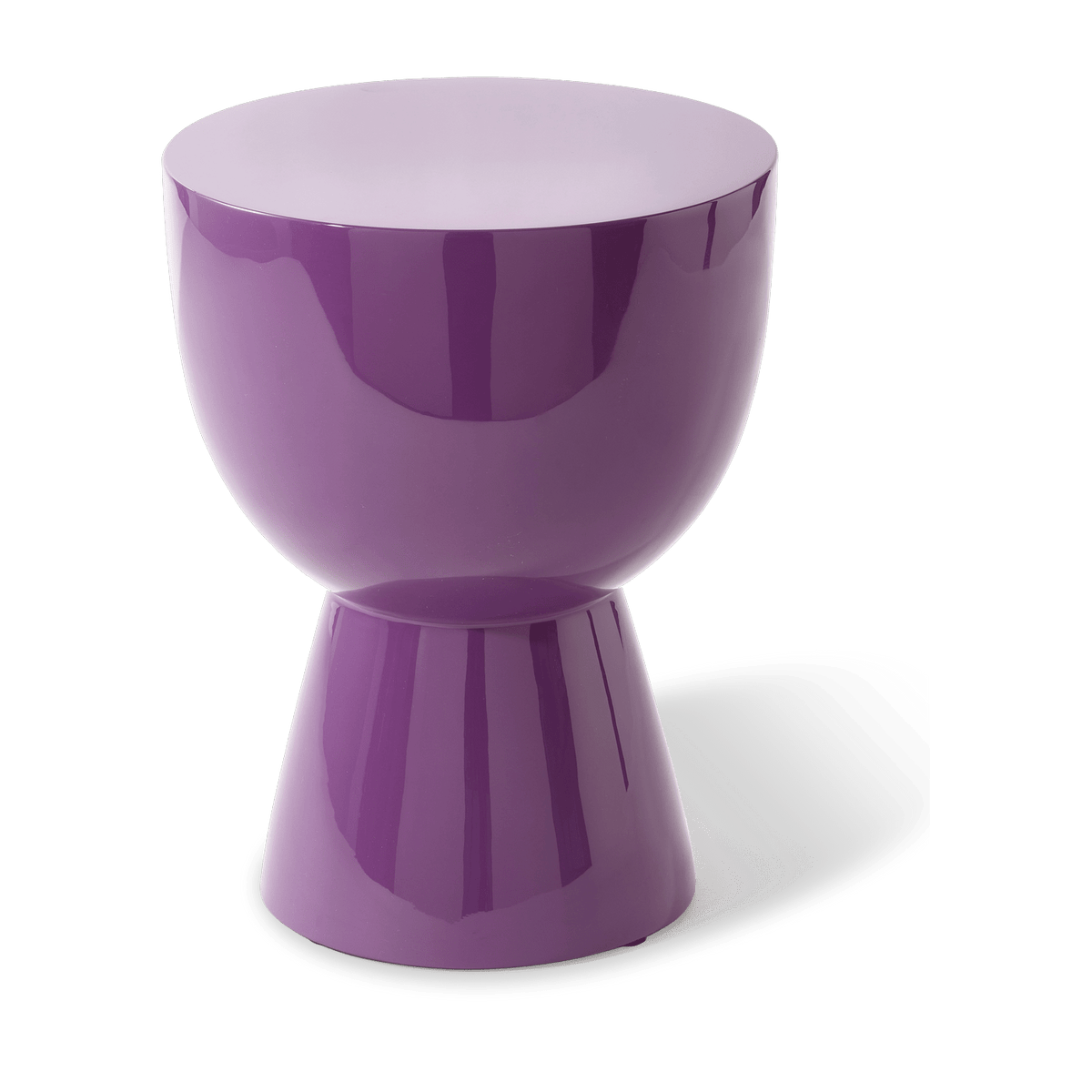 Table d'appoint mauve foncé laqué 46 cm Tip tap - Pols Potten - The Cool Republic