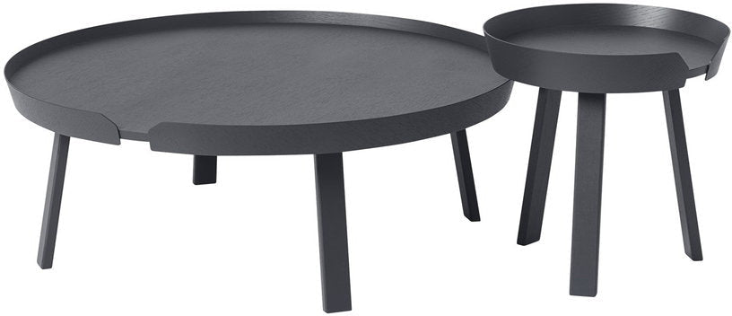 Table d'appoint noire 45 cm Around - Muuto - The Cool Republic