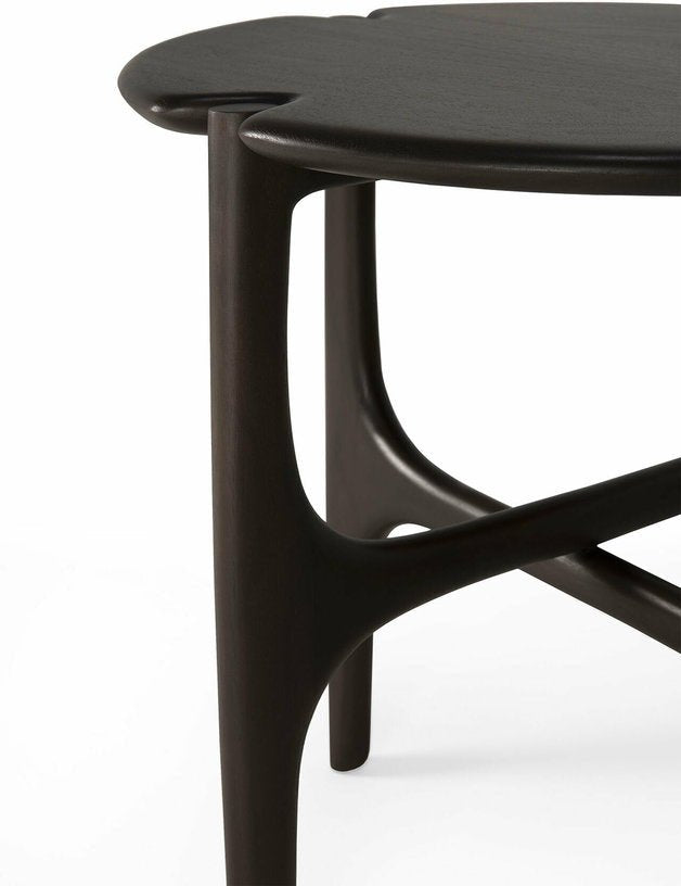 Table d'appoint noire Polished Imperfect en acajou - Ethnicraft Accessories - The Cool Republic