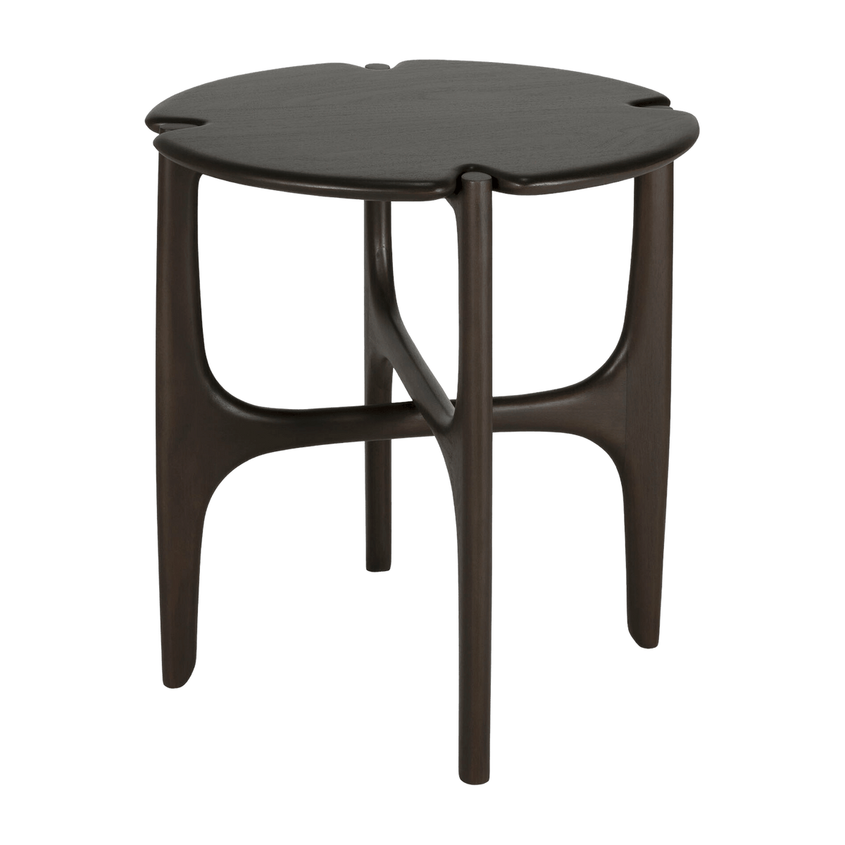 Table d'appoint noire Polished Imperfect en acajou - Ethnicraft Accessories - The Cool Republic