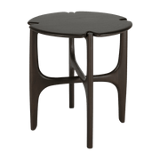 Table d'appoint noire Polished Imperfect en acajou - Ethnicraft Accessories - The Cool Republic