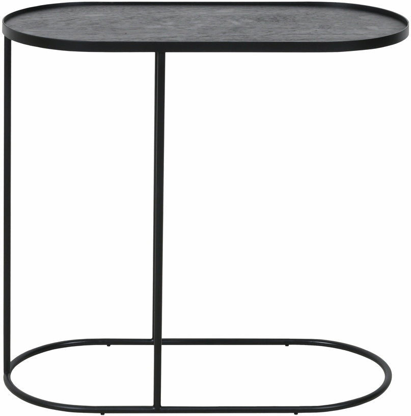 Table d'appoint oblong en métal à plateau M - Ethnicraft Accessories - The Cool Republic
