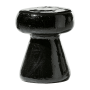 Table d'appoint ou pouf en céramique noir InOut 44 - Gervasoni - The Cool Republic