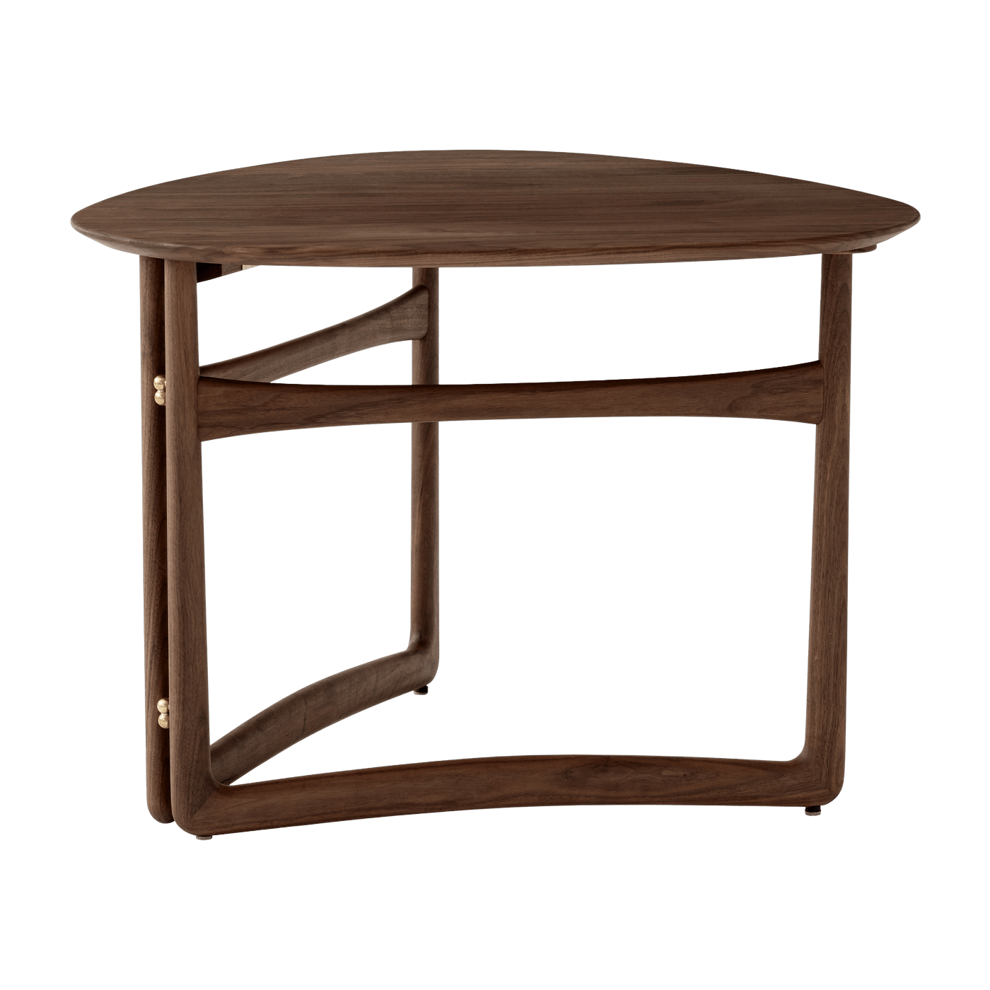 Table d'appoint pliable en chêne marron Drop Leaf HM5 - &tradition - The Cool Republic