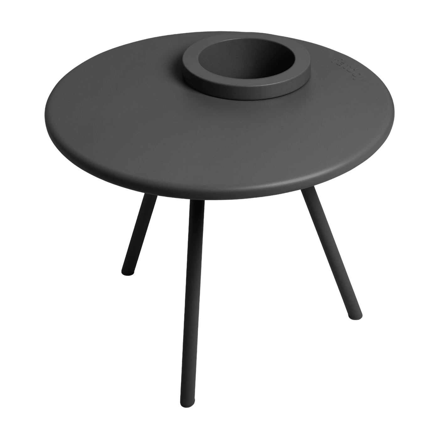 Table d'appoint pot de fleur intégré anthracite Bakkes - Fatboy - The Cool Republic