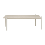 Elaine white ash rectangular side table - Broste Copenhagen - The Cool Republic