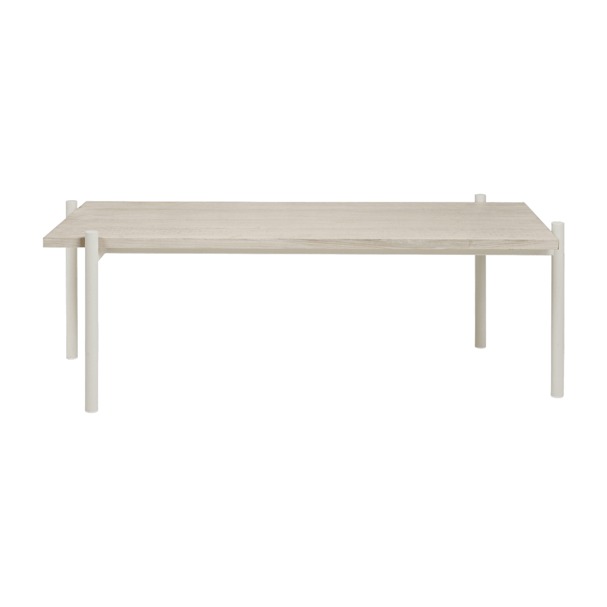Elaine white ash rectangular side table - Broste Copenhagen - The Cool Republic