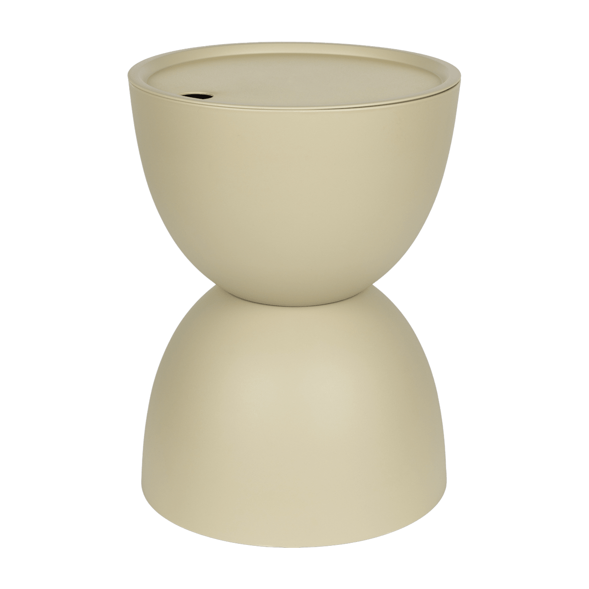Table d'appoint ronde beige 34x45cm Nora - The Cool Republic - The Cool Republic