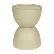 Table d'appoint ronde beige 34x45cm Nora - The Cool Republic - The Cool Republic