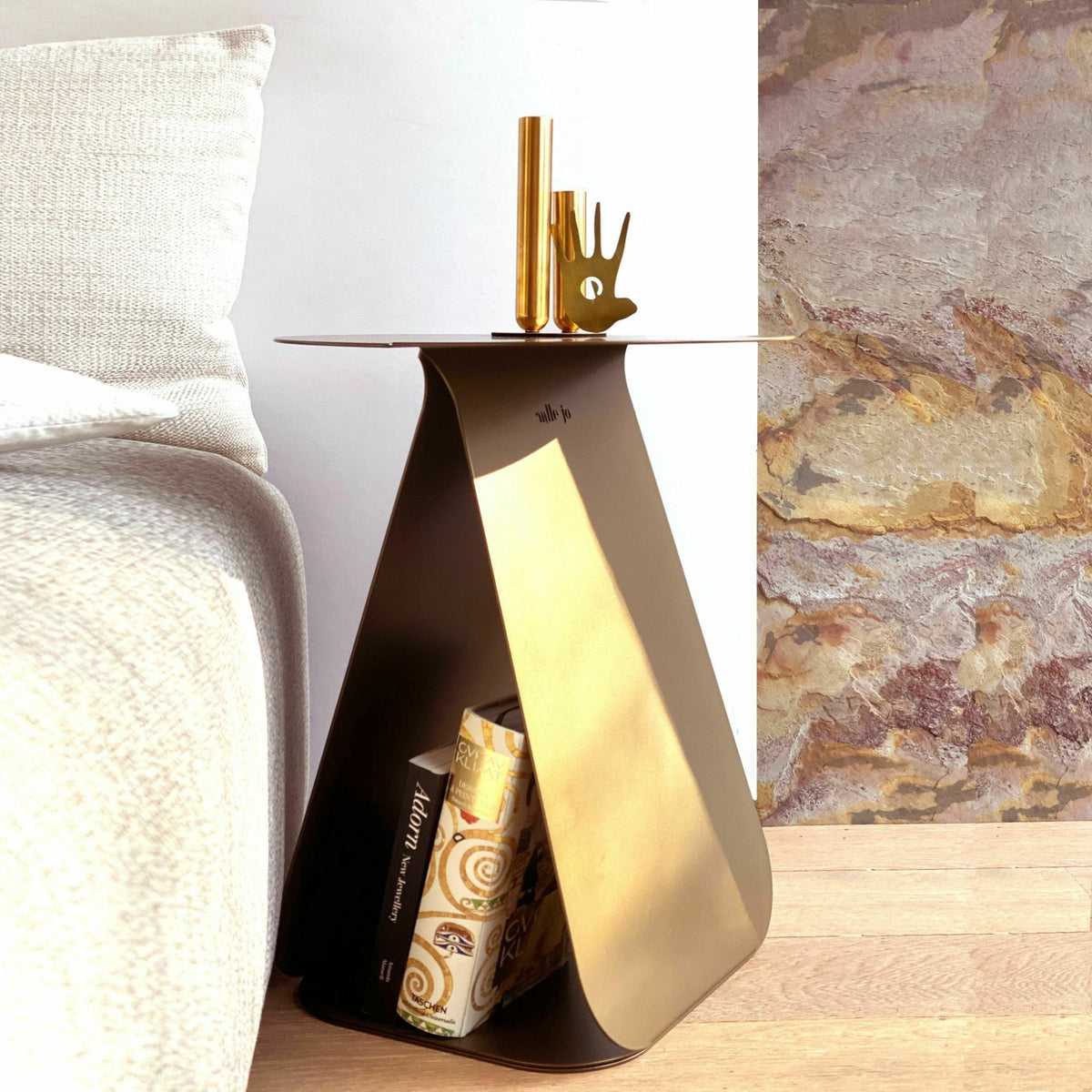 Table d'appoint ronde bronze Youmy - Mlle Jo - The Cool Republic