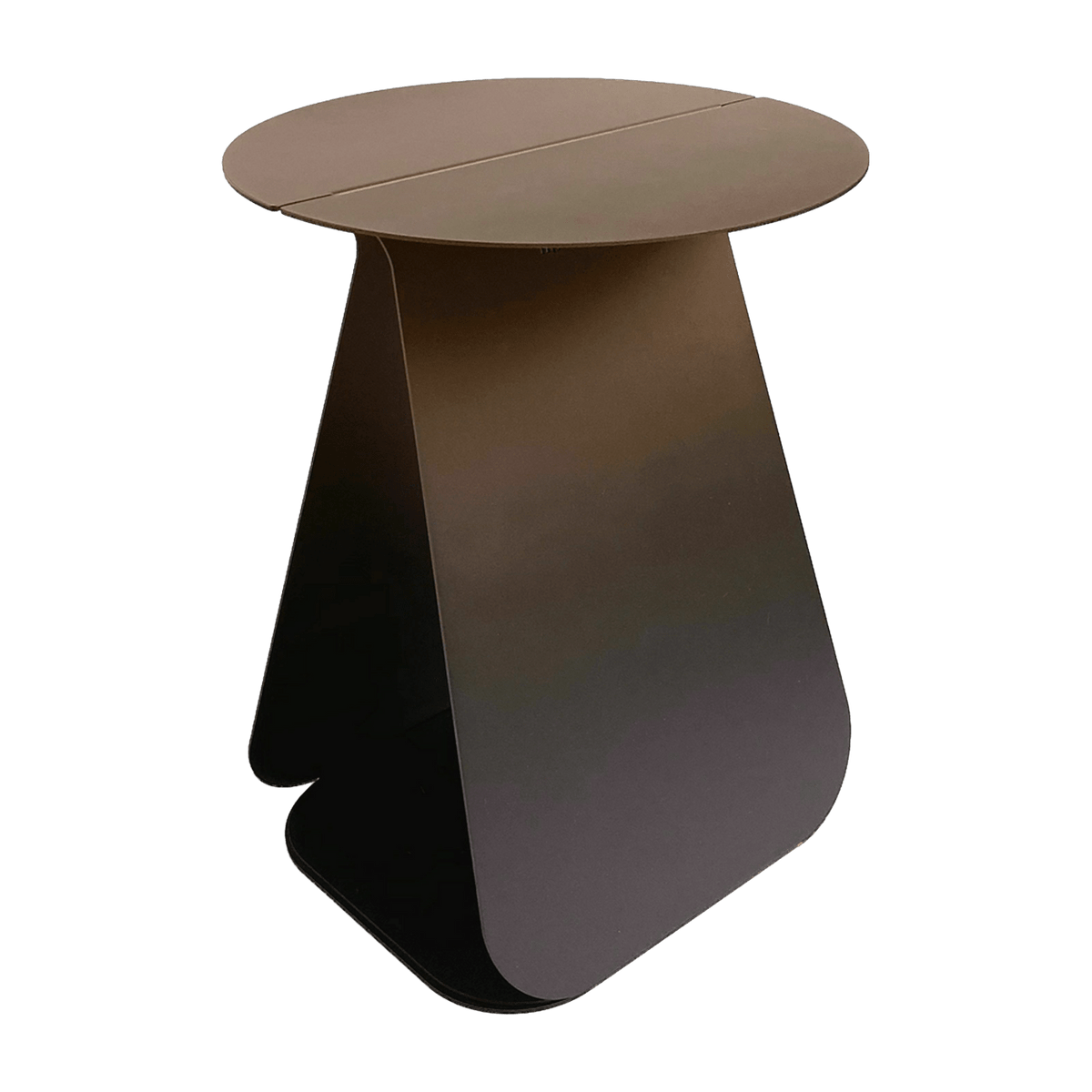 Table d'appoint ronde en acier dégradé Youmy - Mlle Jo - The Cool Republic