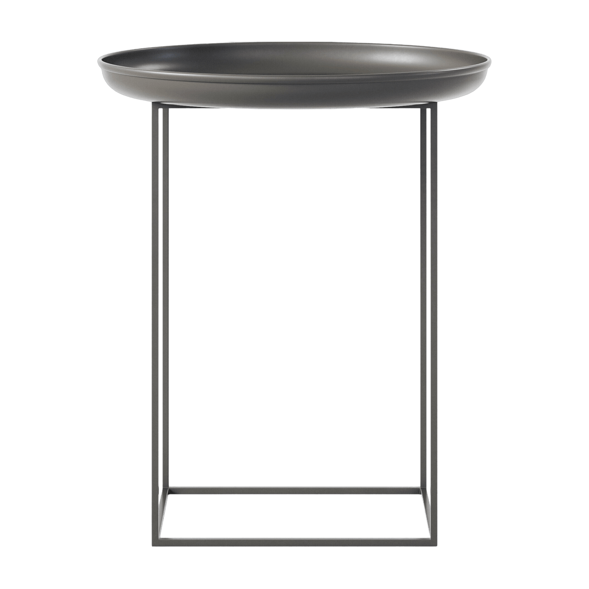 Coffee table ronde in black steel 45 cm Duke - NORR11 - The Cool Republic