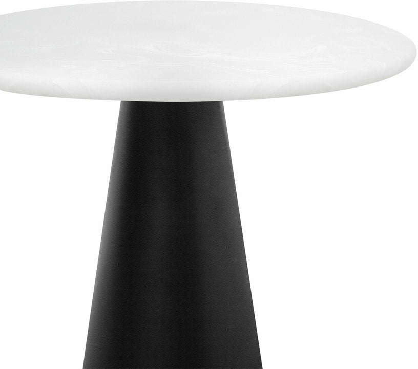 Table d’appoint ronde en acier noire 50 x 60 cm Cone - Versmissen - The Cool Republic