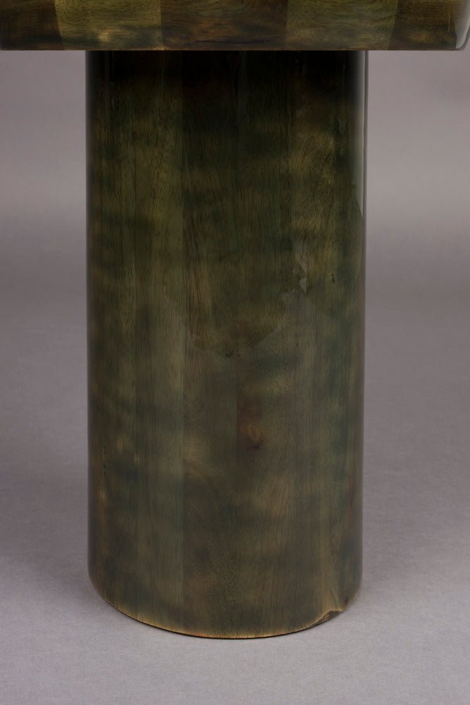 Table d'appoint ronde en bois de manguier vert 35 x 45 cm Mush - Dutchbone - The Cool Republic