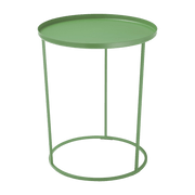 Table d'appoint ronde en métal vert 43 cm Costance Vassoio - Meme Design - The Cool Republic