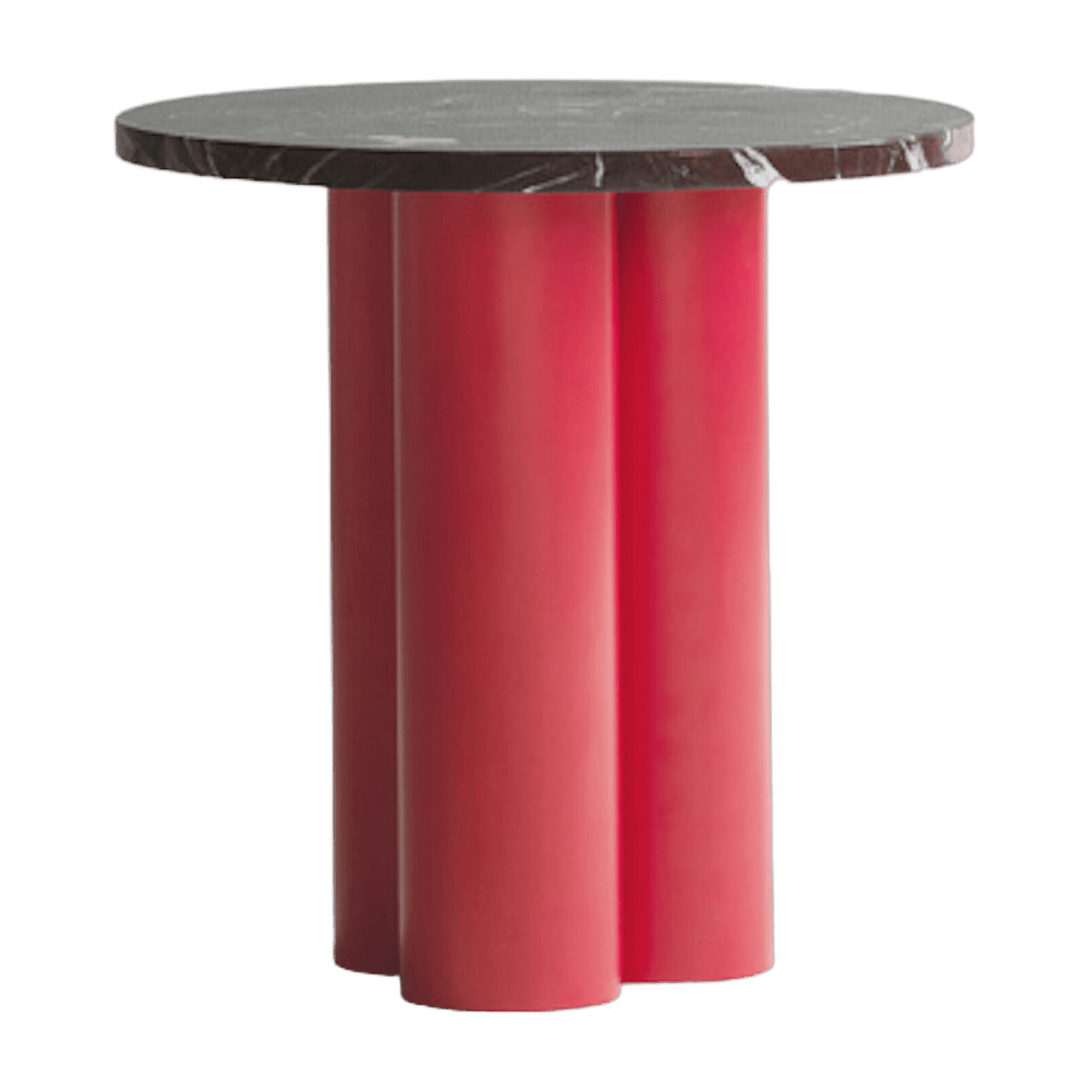 Table d'appoint rouge et plateau rosso levanto 40 x 40 cm Dit - Normann Copenhagen - The Cool Republic