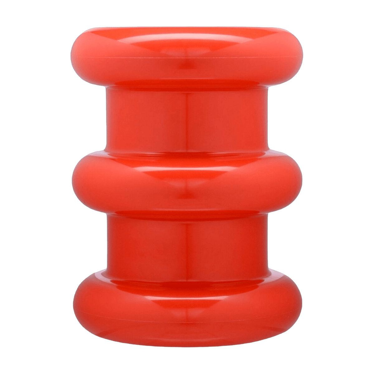 Table d'appoint rouge Pilastro Sottsass - Kartell - The Cool Republic