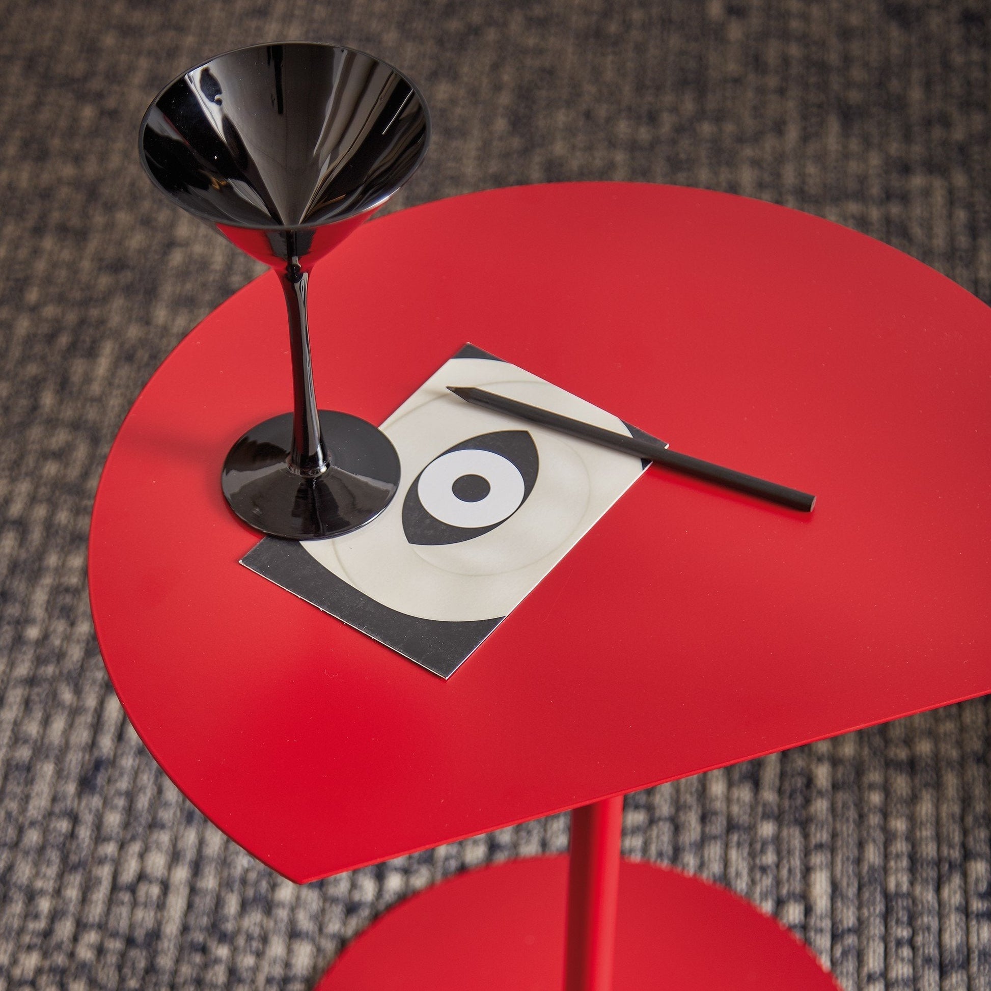 Table d'appoint rouge Way Sofa - Meme Design - The Cool Republic