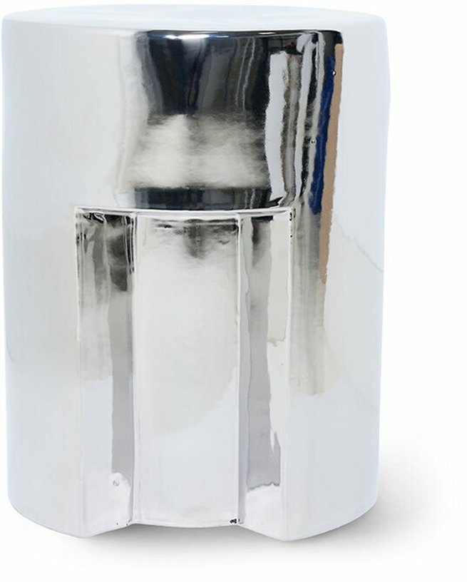 Table d'appoint Stoneware Chrome - HKLIVING - The Cool Republic