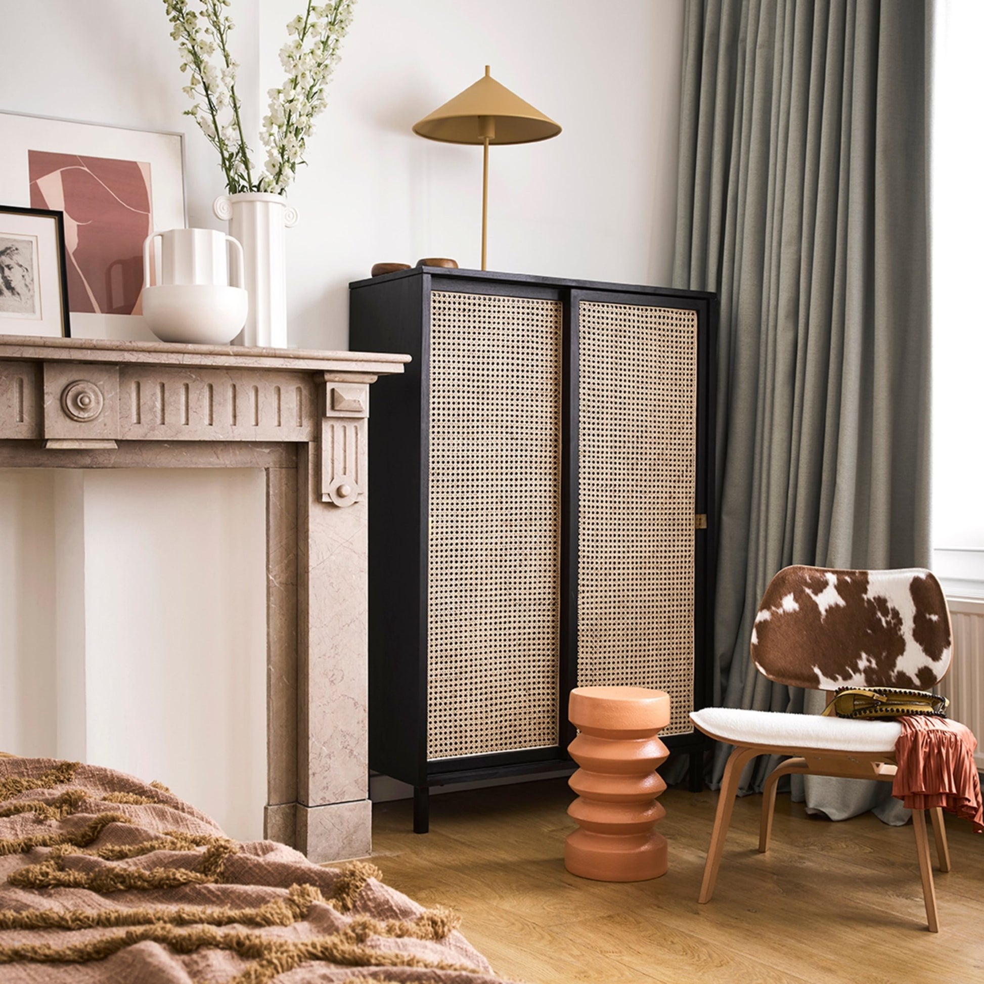 Table d'appoint terracotta en grès - HKliving - The Cool Republic