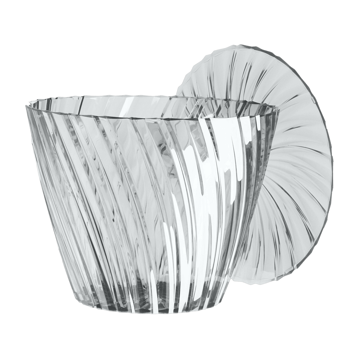 Table d'appoint transparente 35 cm Sparkle - Kartell - The Cool Republic