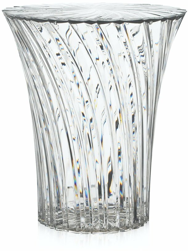 Table d'appoint transparente 44 cm Sparkle - Kartell - The Cool Republic