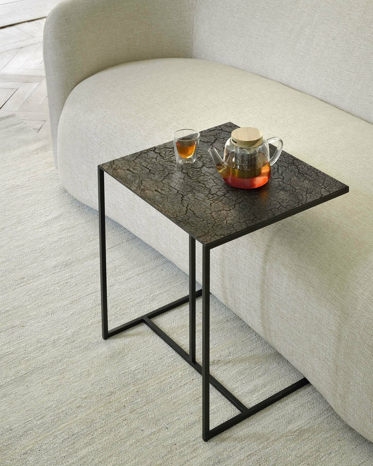 Table d'appoint Triptic whisky lava - Ethnicraft Accessories - The Cool Republic