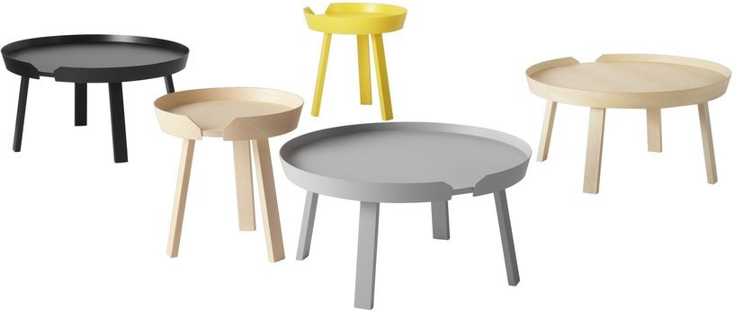 Table d'appoint vert d'eau 45 cm Around - Muuto - The Cool Republic