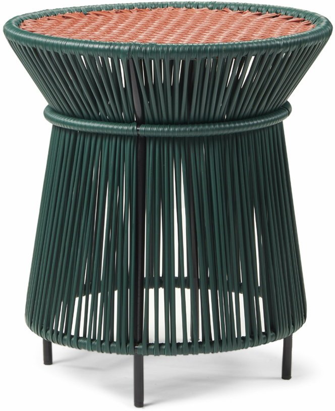 Table d'appoint verte et marron Caribe - Ames - The Cool Republic