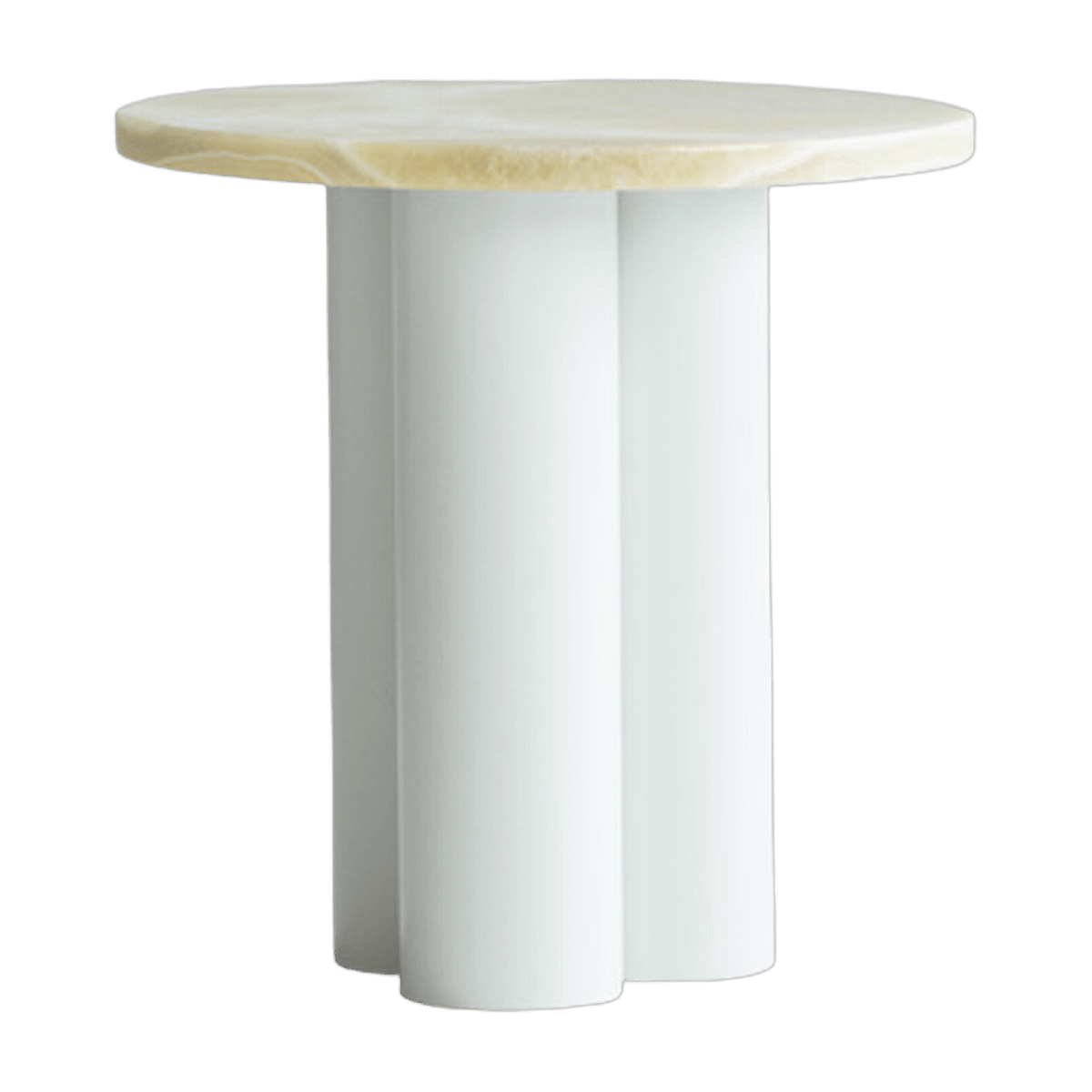 Table d'appoint verte et plateau honey onyx 40 x 40 cm Dit - Normann Copenhagen - The Cool Republic