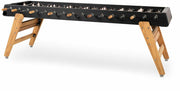 Table de babyfoot en acier noir et pied en bois RS MAX - RS Barcelona - The Cool Republic