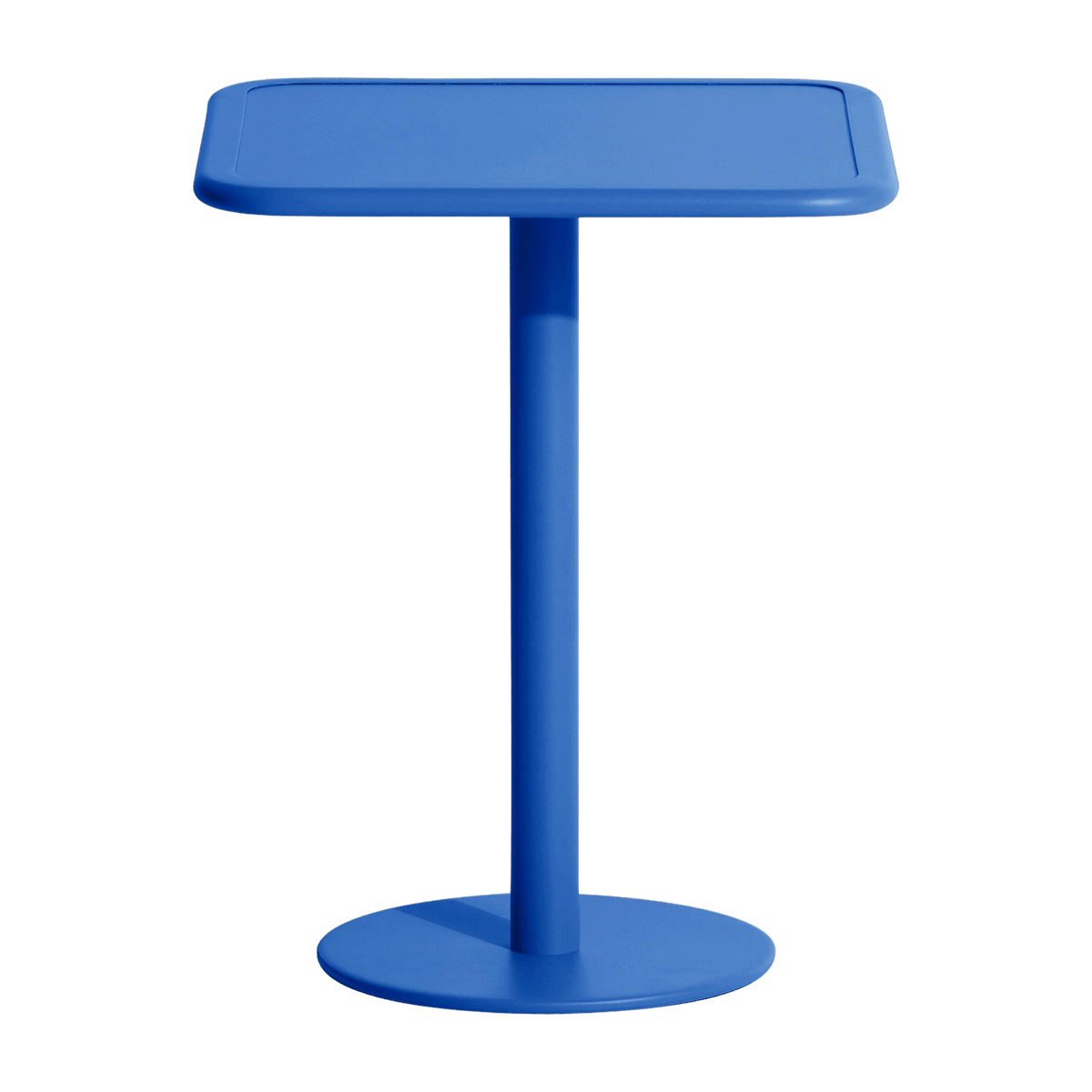 Table de bistrot carrée outdoor bleue Week end - Petite friture - The Cool Republic